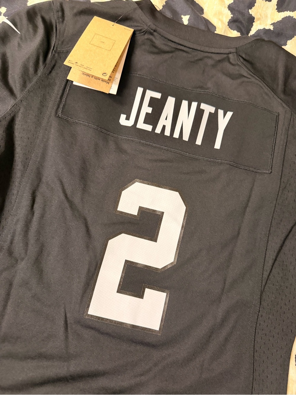 NFL Nike Las Vegas raiders Ashton Jeanty #2 women’s size small NEW WITH TAGS